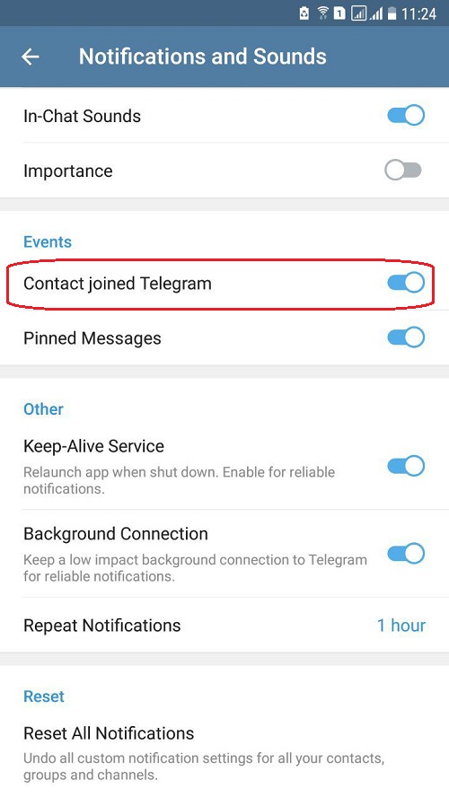 نصب تلگرام بدون متوجه شدن مخاطبین