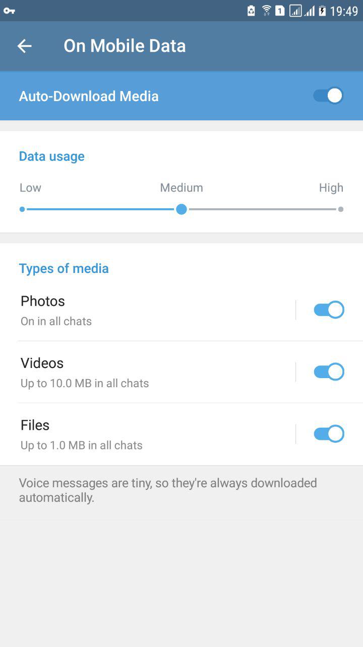 چگونه از دانلود خودکار تلگرام جلوگیری کنیم