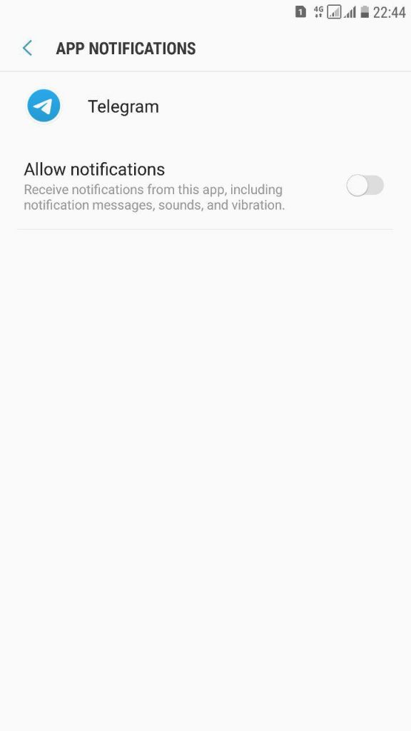 نشان ندادن پیام جدید تلگرام