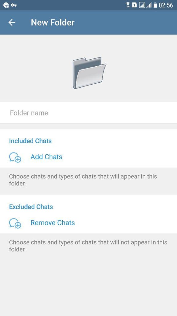 تب بندی چتهای تلگرام